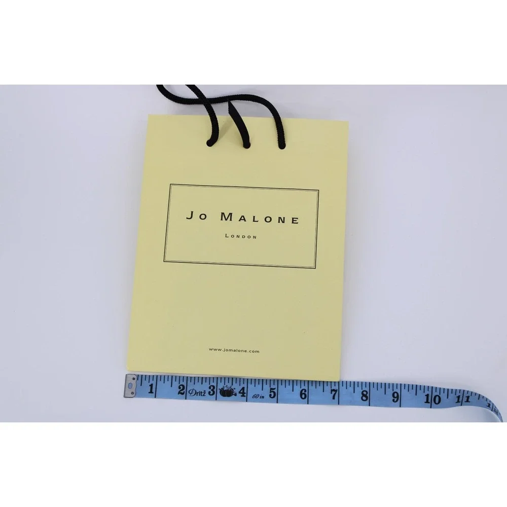 Jo‎ Malone London Empty Paper Gift Bag Black Rope Handles 9x7x3.5